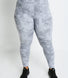 Legging taille haute grande taille Revitalise - Sky Gris Tie Dye