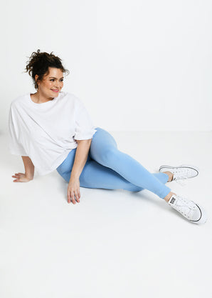 Legging grande taille Everyday - Powder Bleu