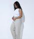 Pantalon en lin grande taille - Stone