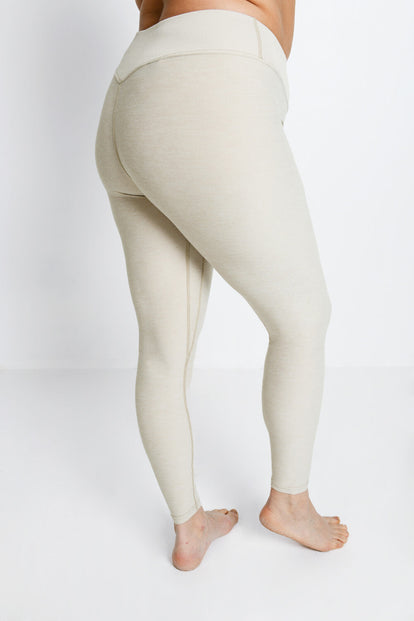 Legging taille haute ultradoux grande taille Ultimate - Vanilla Marl