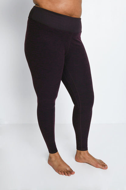 Legging taille haute ultradoux grande taille Ultimate - Winter Berry