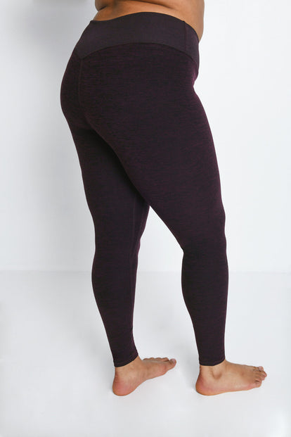 Legging taille haute ultradoux grande taille Ultimate - Winter Berry