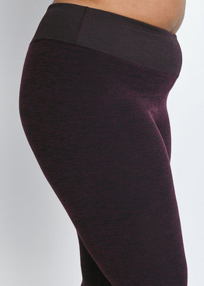 Legging taille haute ultradoux grande taille Ultimate - Winter Berry