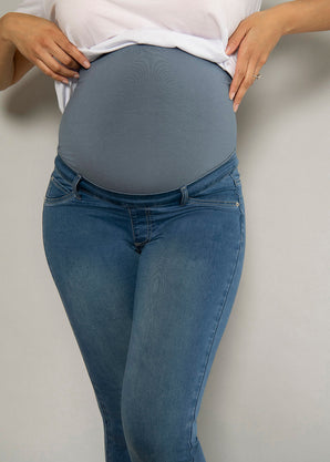 Jegging de grossesse 7/8e - Mid Bleu
