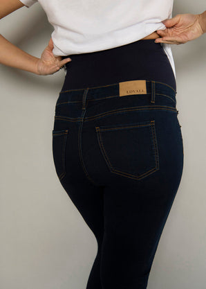 Jegging de grossesse 7/8e - Dark Bleu
