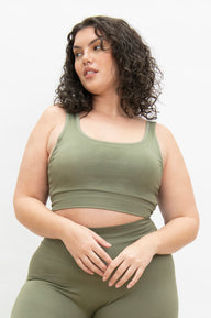 Brassière sans couture grande taille Ultimate - Vert Sauge