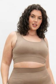 Brassière sans couture grande taille Ultimate - Oatmeal Avione