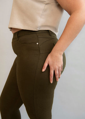 Jegging grande taille Ultimate - Kaki