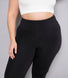 Legging léger taille haute grande taille Everyday - Noir