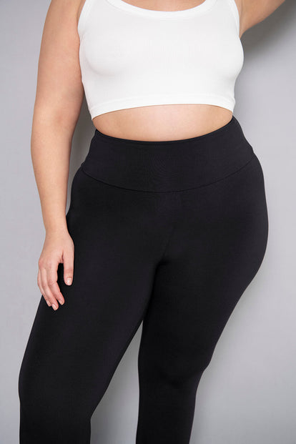 Legging léger taille haute grande taille Everyday - Noir