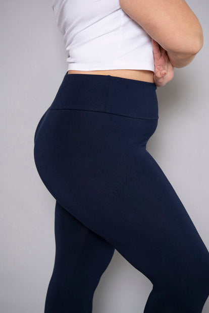 Legging léger taille haute grande taille Everyday - Marine