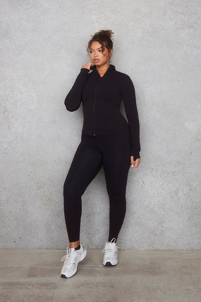 Legging grande taille Empower - Noir