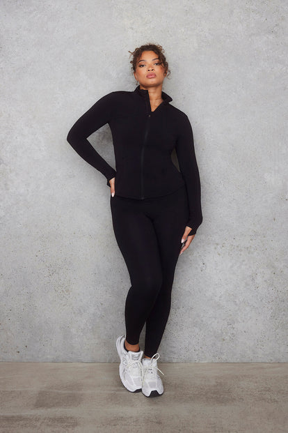 Legging grande taille Empower - Noir