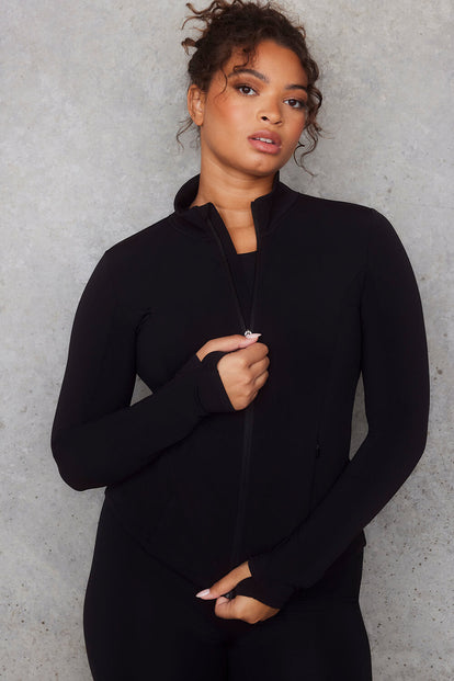 Veste grande taille Empower - Noir