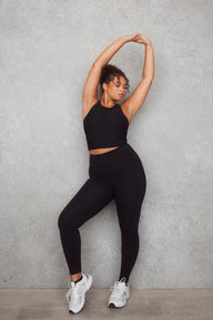 Legging grande taille Empower - Noir