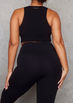 Legging flare grande taille Empower - Noir