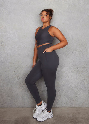 Legging grande taille Empower - Graphite