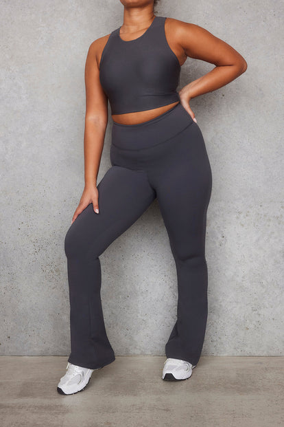 Legging flare grande taille Empower - Graphite