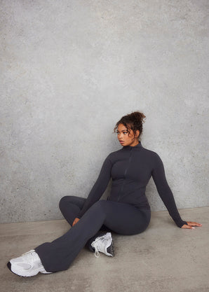 Legging flare grande taille Empower - Graphite