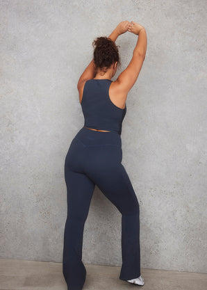 Curve Empower Flare Leggings - Vintage Navy