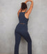 Curve Empower Flare Leggings - Vintage Navy