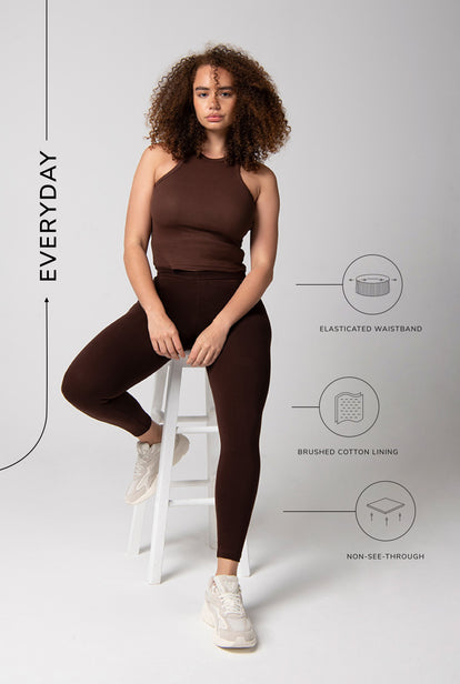 Legging Everyday - Chocolat