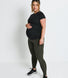 Maternity Focus Sports Leggings - Olive Green