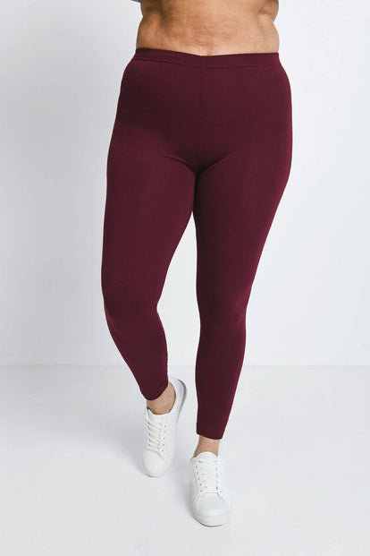 Legging grande taille Everyday - Burgunder