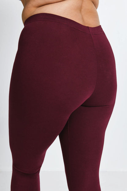 Legging grande taille Everyday - Burgunder