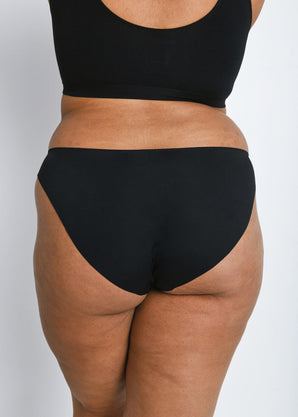 Lot de 3 culottes échancrées sans couture grande taille - Noir