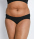Lot de 3 culottes midi sans couture grande taille - Noir