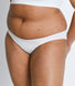 Lot de 3 culottes bikini en coton grande taille - Blanc