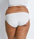 Lot de 3 culottes bikini en coton grande taille - Blanc