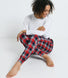 Ensemble de pyjama tout doux - Marine & Rouge Check