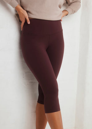 Legging court taille haute Revitalise - Winter Berry