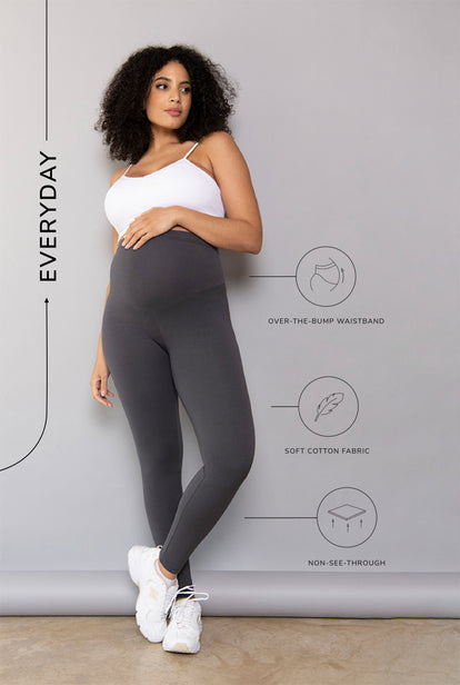 Legging de grossesse Everyday - Dark Gris