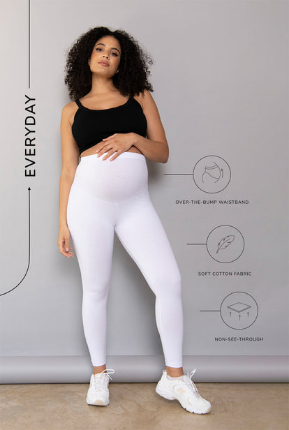 Legging de grossesse Everyday - Blanc