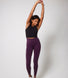 Focus High Waisted Sports Leggings - Mulberry Plum