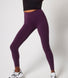 Focus 7/8 High Waisted Sports Leggings - Mulberry Plum