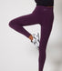 Focus High Waisted Sports Leggings - Mulberry Plum