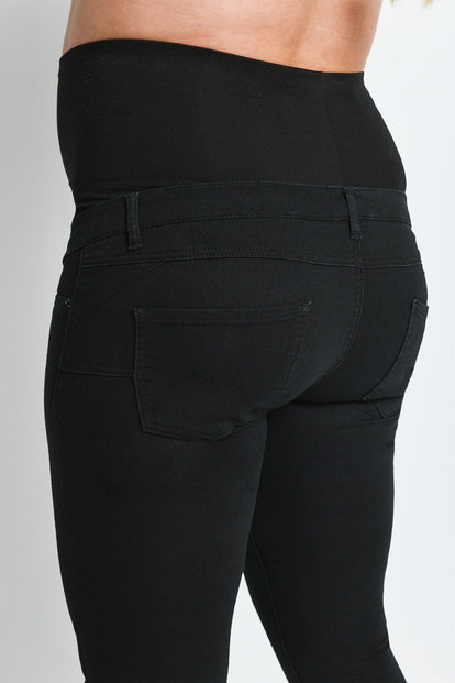 Jegging de grossesse court - Noir