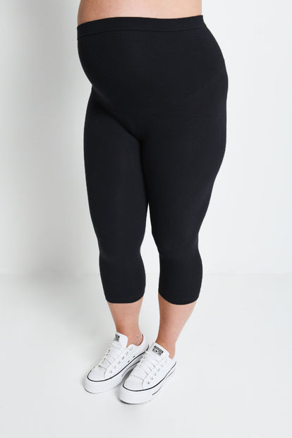 Legging de grossesse court Everyday - Noir