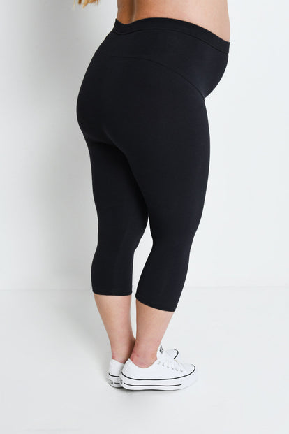 Legging de grossesse court Everyday - Noir