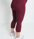 Legging de grossesse court Everyday - Burgunder