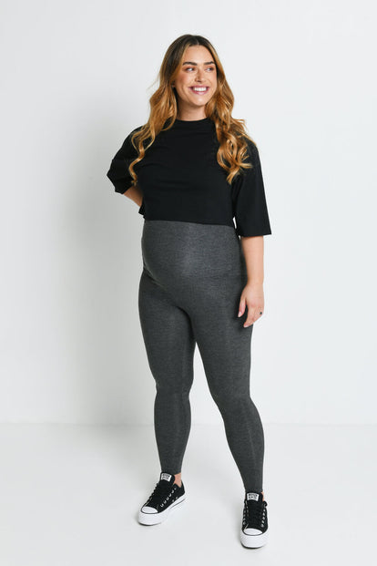 Legging léger de grossesse Everyday - Dark Gris Marl