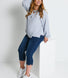 Jegging de grossesse court - Dark Bleu