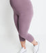Legging de grossesse court Everyday - Elderberry Purple