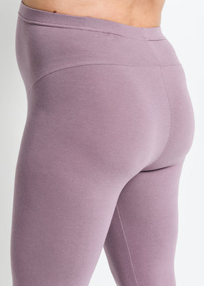 Legging de grossesse court Everyday - Elderberry Purple