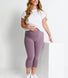 Legging de grossesse court Everyday - Elderberry Purple