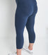 Legging de grossesse court Everyday - Infinity Bleu Marl